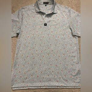 Bad Birdie Floral Print Polo